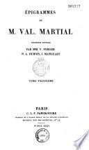 Epigrammes de M. Val. Martial