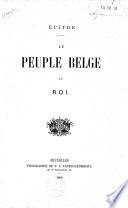Epitre: le peuple belge au roi