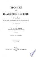 Epochen der französischen Geschichte