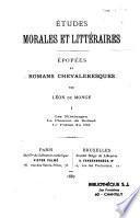 Epopées et romans chevaleresques