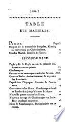 Epoques et faits mémorables de l'histoire de France