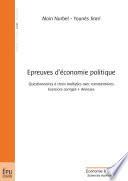 Épreuves d'économie politique