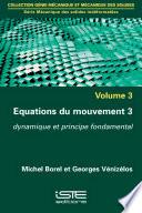 Equations du mouvement 3