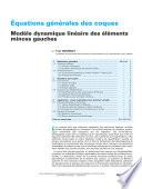 Equations Generales des Coques