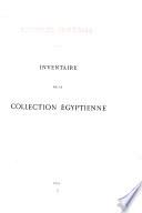 Ermitage impérial: inventaire de la collection égyptienne