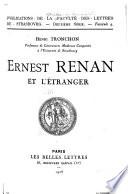 Ernest Renan et l'étranger
