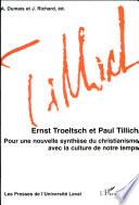 Ernst Troeltsch et Paul Tillich