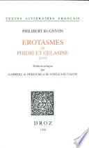 Erotasmes de Phidie et Gelasine [1557]