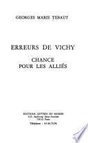Erreurs de Vichy