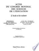 Escuela y los valores
