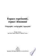Espace représenté, espace dénommé