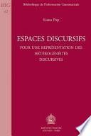 Espaces discursifs
