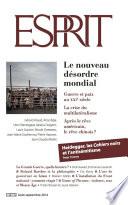 Esprit août-septembre 2014 - Le nouveau désordre m