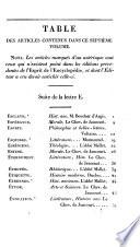 Esprit de l'encycloped́ie