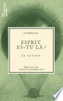Esprit es-tu là ?