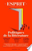 Esprit - Politiques de la littérature