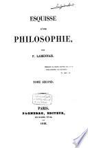Esquisse d'une philosophie