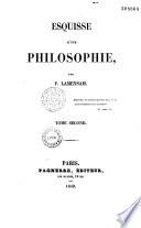Esquisse d'une philosophie