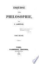 Esquisse d'une philosophie