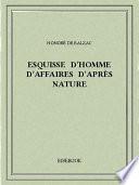 Esquisse d’homme d’affaires d’après nature