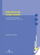 Esquisses d'une Europe nouvelle