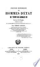 Esquisses historiques des hommes d'état du temps de Georges III