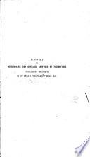 Essai d'un dictionnaire des ouvrages anonymes et pseudonymes publié en Belgique au 19e siècle et principalement depuis 1830