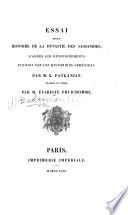 Essai d'une histoire de la dynastie des Sassanides, d'après les renseignements fournis par les historiens arméniens ... Traduit du russe, par M. E. Prud'homme. (Extrait no. 2 de l'année 1866 du Journal Asiatique.).