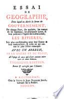 Essai de géographie