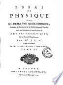 Essai de physique