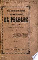 Essai historique et politique sur le royaume de Pologne, 1815-1830, traduit du polonais [i.e. from the introduction to M. Mochnacki's “Powstanie Narodu Polskiego”] par J. N. J[anowski].