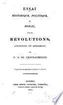 Essai historique, politique, et moral, sur les révolutions, anciennes et modernes