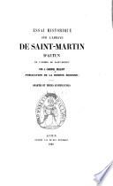 Essai historique sur l'abbaye de Saint -Martin d'Autun de l'ordre de Saint -Benoît