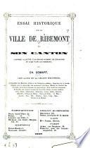 Essai historique sur la Ville de Ribemont et son Canton
