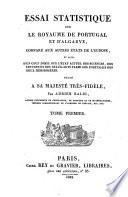 Essai statistique sur le royaume de Portugal et d'Algarve