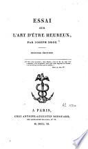 Essai sur l'art d'être heureux