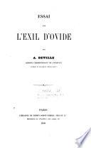 Essai sur l'exil d'Ovide