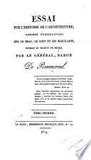Essai sur l'histoire de l'architecture