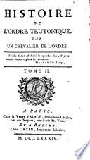 Essai sur l'histoire de l'ordre teutonique