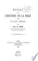 Essai sur l'histoire de la rage avant le XIXe siècle