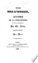 Essai sur l'homme, ou accord de la philosophie et de la religion