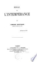 Essai sur l'intemperance