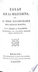 Essai sur la Pellegrina, ou la Perle incomparable des Frères Zozima