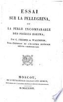 Essai sur la Pellegrina, ou, La perle incomparable des frères Zozima