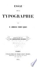 Essai sur la typographie