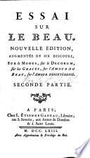 Essai Sur Le Beau