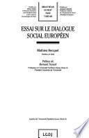 Essai sur le dialogue social européen