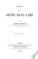 Essai sur le génie dans l'art