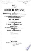 Essai sur le principe de population