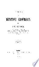 ESSAI SUR LES DEFINITIONS GEOMETIQUES